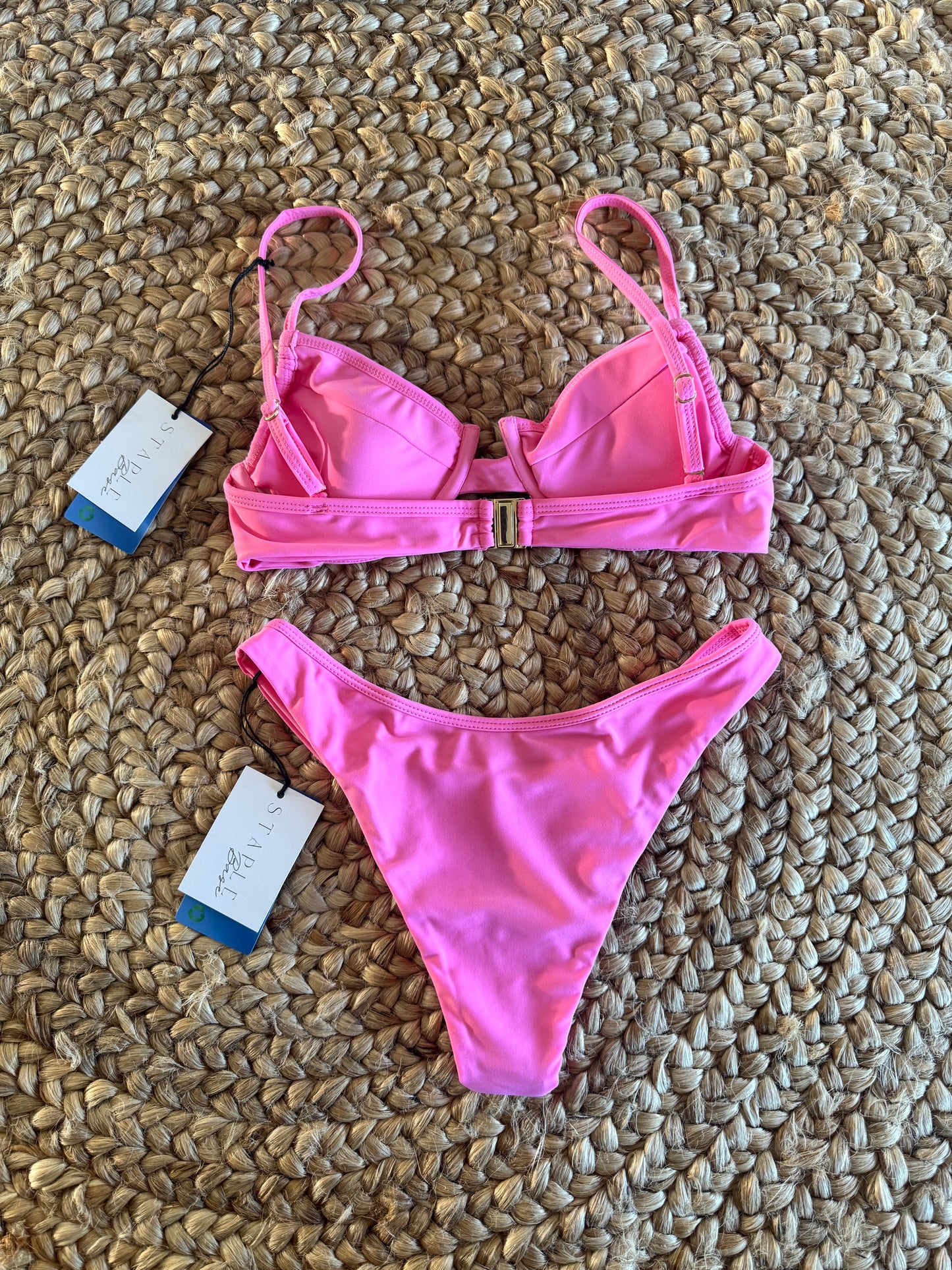 Pink Koko Panel Underwire Bikini Set