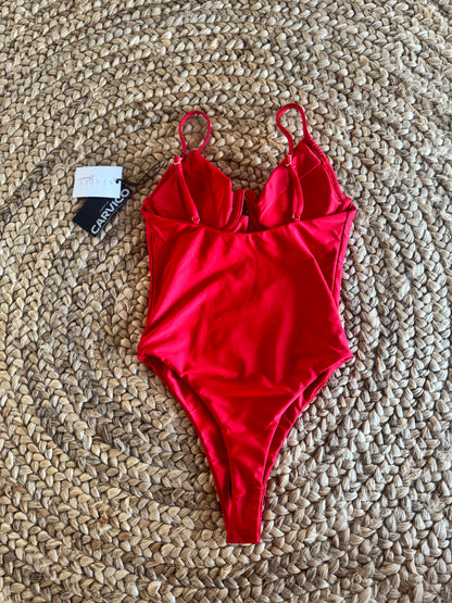 Red Koko One Piece Swimsuit